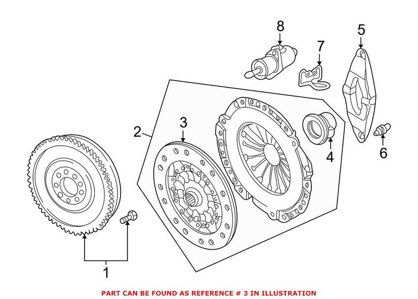 BMW Clutch Friction Disc 21207526516